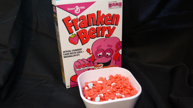 Illustration for article titled Franken Berry: The Snacktaku Monster Cereals Review Spooktacular